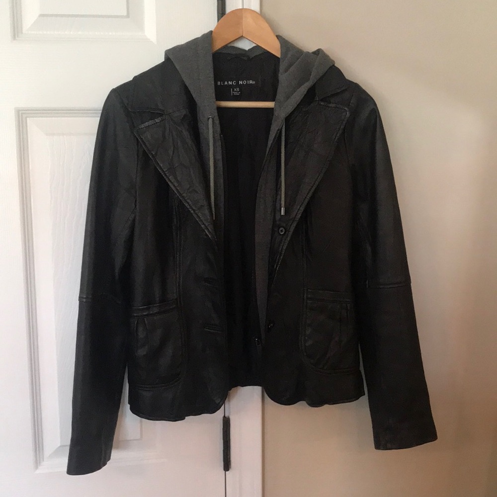 New Blanc Noir Leather Jacket